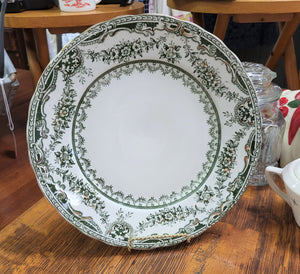 Semi Porcelain King Edward "The Montreal Crockery Co" England & Canada Limited Dinner Plate