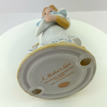 Load image into Gallery viewer, Avon Porcelain Figurine A Mother&#39;s Love Lady Holding Baby 1981 Vtg Statuette