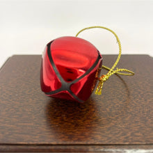 Load image into Gallery viewer, Boyds Bears Mini Red Jingle Bell Santa Bear Ornament