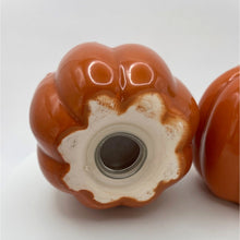 Load image into Gallery viewer, Vintage Ceramic Fall Thanksgiving Pumpkin Salt and Pepper Shaker Set
