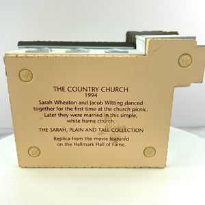 Hallmark Country Church from The Sarah Plain and Tall Collection Movie Replica