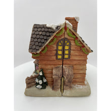 Load image into Gallery viewer, Vintage Mini Christmas House That Opens with Elves on the Inside