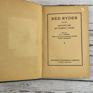 Vintage Red Ryder and the Adventure at Chimney Rock by Fred Harman, Copyright 1946