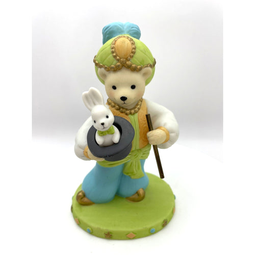 Avon Collectibles Magnificent Circus Bears Collection Marcello the Magician Figurine