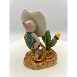 Vintage Howdy Sheriff Piglet Royal Doulton The Wild West Collection