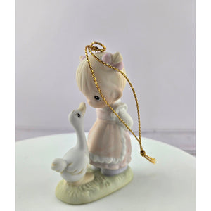 Precious Moments Ornament "Make A Joyful Noise" #522910 1989