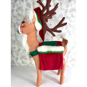 Annalee Mobilitee Doll Poseable Christmas Reindeer 18"