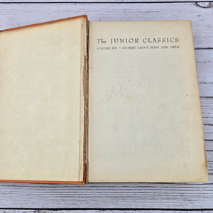 Vtg Collier's Junior Classics Volumes 6,7,8 and 9 Set of 4