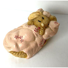 Load image into Gallery viewer, Vintage Pepiware Rabbit Bunny Figurine - CHERUB, Hand Painted Stoneware