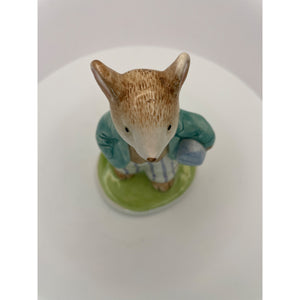 Meadow Mouse 1852 by Napcoware Porcelain Figurine, Made in Korea