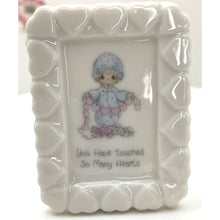 Load image into Gallery viewer, Vintage Precious Moments Frame and Bell - You Have Touched So Many Hearts