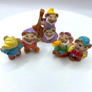Hallmark Merry Miniatures Snow White Merry Dwarfs, Collection of Charms 3 Pieces