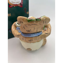 Load image into Gallery viewer, Blue Sky Ceramic Baby Bear Christmas Trinket Holder