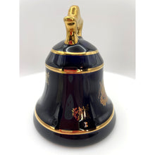 Load image into Gallery viewer, Limoges Castel France Porcelain Bell, Cobalt Blue and 22K Gold, Made in France