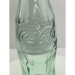 Vintage Coca Cola Bottle, 1994 Coke Holiday Greetings Green Glass Hobble Skirt