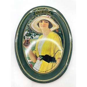 Coca Cola Company Tip Coin Tin Tray 1920 Advertisement Reproduction Printed 1973