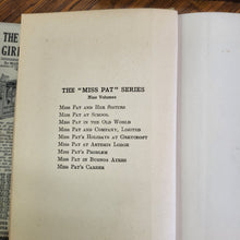 Load image into Gallery viewer, Antique Book - Miss Pat&#39;s Problem, by Pemberton Ginther 1917