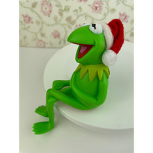 Load image into Gallery viewer, Vintage Kermit The Frog Stocking Hanger/Holder, Christmas Muppets Hallmark