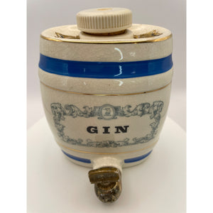 Vintage English Royal Victoria Wade Ceramic Gin Decanter