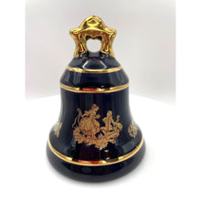 Load image into Gallery viewer, Limoges Castel France Porcelain Bell, Cobalt Blue and 22K Gold, Made in France