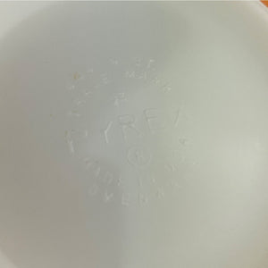 Vintage Pyrex Daisy Cinderella Bowl #444, Orange Handled Mixing Bowl