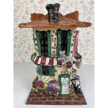 Load image into Gallery viewer, Blue Sky Clayworks French Neighborhood Fleuriste/Chapeaux/Cafe Shop