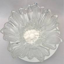 Load image into Gallery viewer, Vintage Sylvia by Walther-Glas Tulip Crystal Bowl, Frosted Floral Candy Dish