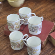 Load image into Gallery viewer, Wedgwood Lichfield Bone China Demitasse Cups Set of 5