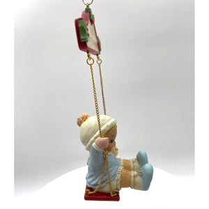Vintage Enesco Winter Memories Ornament Memories of Yesterday