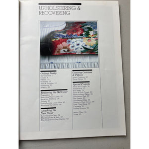 Upholstering & Recovering Ortho Books Softcover DIY Upholstery Guide Vtg 1970s