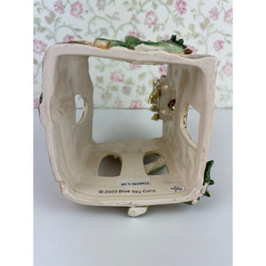 Blue Sky Clayworks La Mission de Milagros T-Lite Candle House by Heather Goldminc