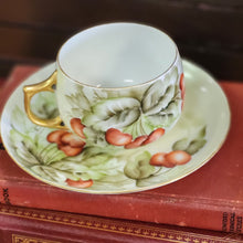 Load image into Gallery viewer, Vintage J&amp;C Bavaria Espresso Cup and Saucer, Porcelain Demitasse Teacup