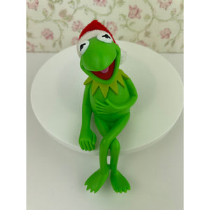 Vintage Kermit The Frog Stocking Hanger/Holder, Christmas Muppets Hallmark