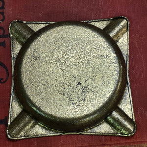 Vintage New Orleans Souvenir Tin Ashtray, Artist Ken Haag