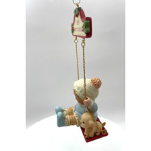 Load image into Gallery viewer, Vintage Enesco Winter Memories Ornament Memories of Yesterday
