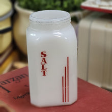 Load image into Gallery viewer, Hazel Atlas Milk Glass Range Saltshaker - Retro Red and White