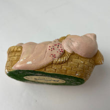 Load image into Gallery viewer, Vintage Pepiware Rabbit Bunny Figurine - CHERUB, Hand Painted Stoneware