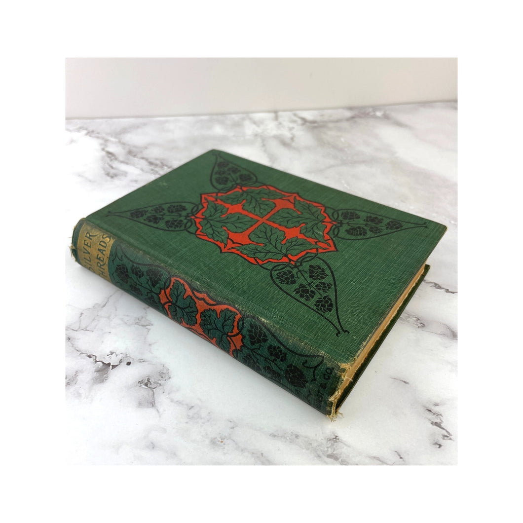Antique Book Silver Threads by Harriet M'Keever 1868 Hurst & Company Christian Fiction