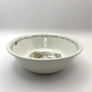 Wedgwood China Mrs. Tiggy-Winkle Bowl, Beatrix Potter Collectible, Made in England
