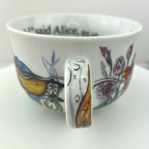 Paul Cardew Alice In Wonderland Cup and Saucer Cafe Set Cardew Design England