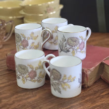 Load image into Gallery viewer, Wedgwood Lichfield Bone China Demitasse Cups Set of 5