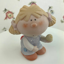 Load image into Gallery viewer, Vintage Bumpkins Girl with a Chick Ceramic Figurine by George Good.
