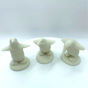 Dept. 56 Snowbabies Parade of the Penguins Porcelain Figurines - Set of 3