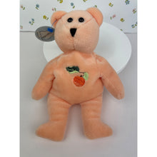Load image into Gallery viewer, Classy Tassy&#39;s Bears TLC Beanbag Teddy Bear - Peaches Gorja 1998