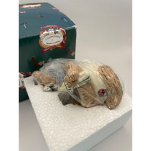 Load image into Gallery viewer, Blue Sky Ceramic Baby Bear Christmas Trinket Holder