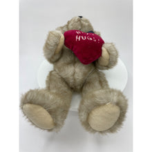 Load image into Gallery viewer, Boyd&#39;s Bear With &quot;BEAR HUGS&quot; Red Heart Pillow, Huggabee Stuffed Plush Toy