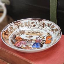 Load image into Gallery viewer, 1840&#39;s Antique Petrus Regout Maastricht Mongol Huntsman Transferware Bowl