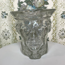 Load image into Gallery viewer, Vintage Avon Paul Revere Candle Holder, Clear Glass American Revolution Americana Decor