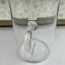 Load image into Gallery viewer, Vintage Blown Glass Mugs with Loop Handles and Gold Rim - Set of 6 Irish Coffee Mugs