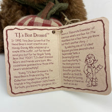 Load image into Gallery viewer, Boyd&#39;s Bears Jonathan Applesmith, T.J.&#39;s Best Dressed Collection - Style #913969